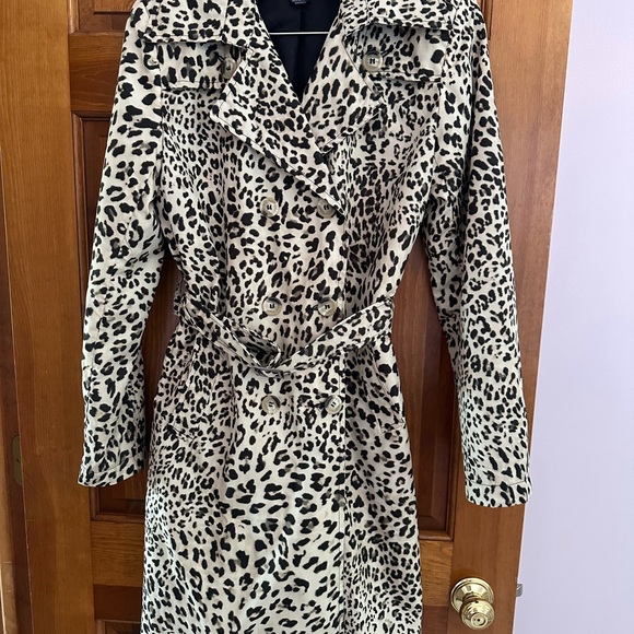 Boston Proper Jackets & Blazers - Boston Proper Animal Print Coat